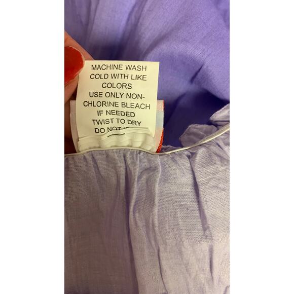 American Sweetheart Dress SZ L Purple Ombre Maxi Cottagecore Bohemian Fairy - Picture 7 of 12